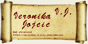 Veronika Jojčić vizit kartica
